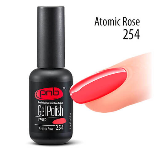 Гель-лак PNB 254 Atomic Rose 